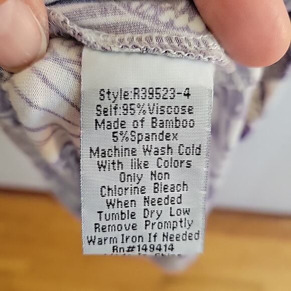 Johnny Was Butterfly Print Sleeveless Jersey Midi Tank Dress Scoop Neck - Picture 5 of 10